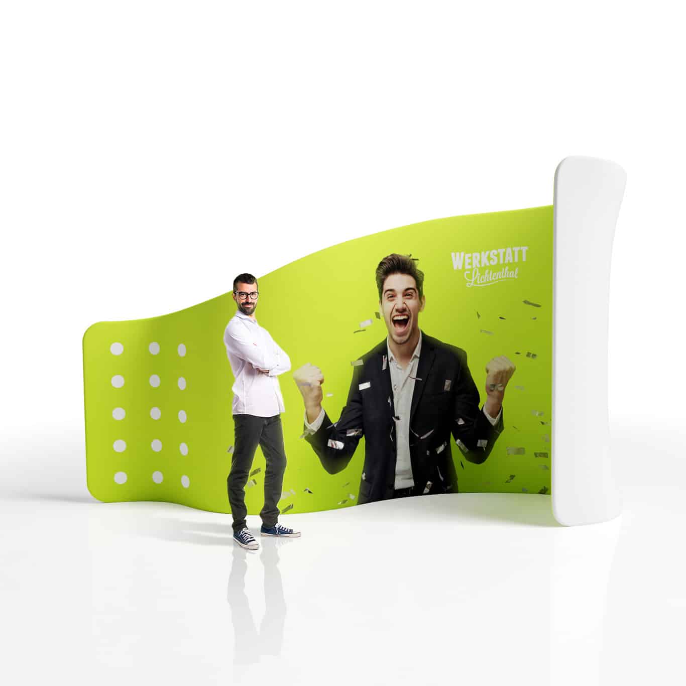 Pressewand TWIST Mensch