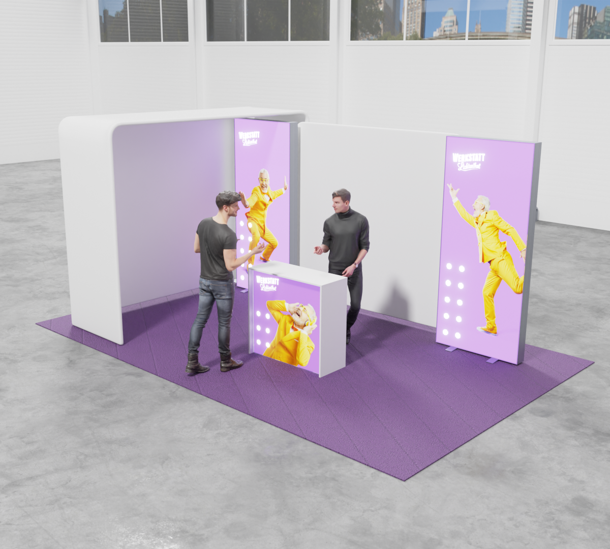 Messestand RENT Small